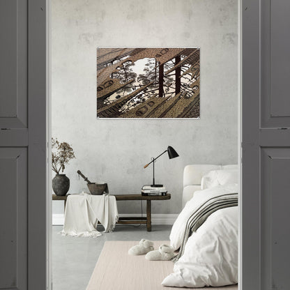 PUDDLE - MC Escher Acrylic Print - 70x100 cm / 28x40″ inches | Maurits Cornelis Escher Prints