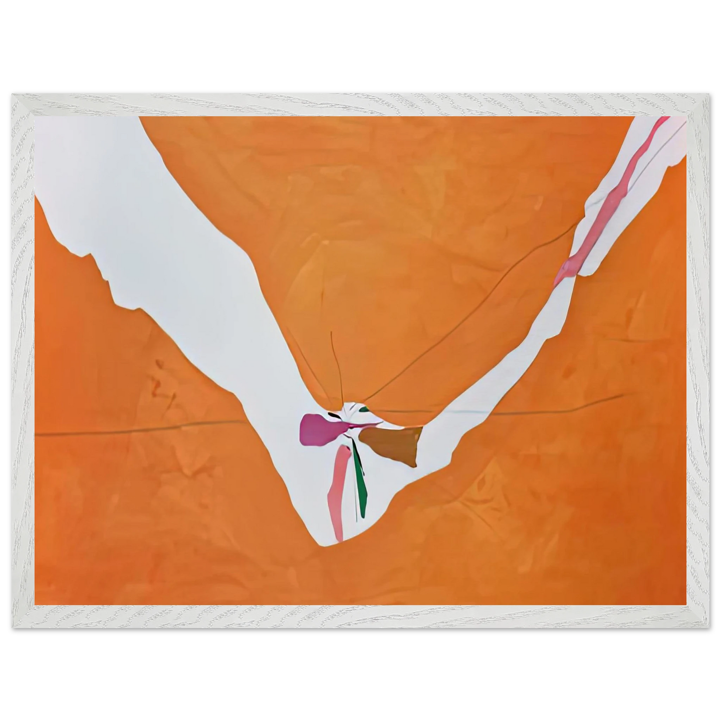 Helen Frankenthaler - Chairman of the Board, 1971- Wall Art - 21x29.7 cm / 8x12" - Premium Wooden Framed Poster With Fine Art Paper-canvas - White frame
