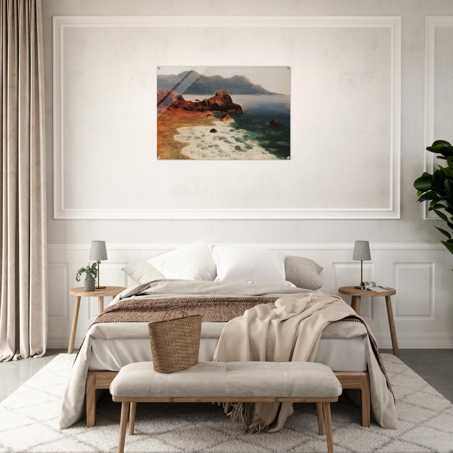 Seashore - Arkhyp Kuindzhi Acrylic Print - 70x100 cm / 28x40″ inches