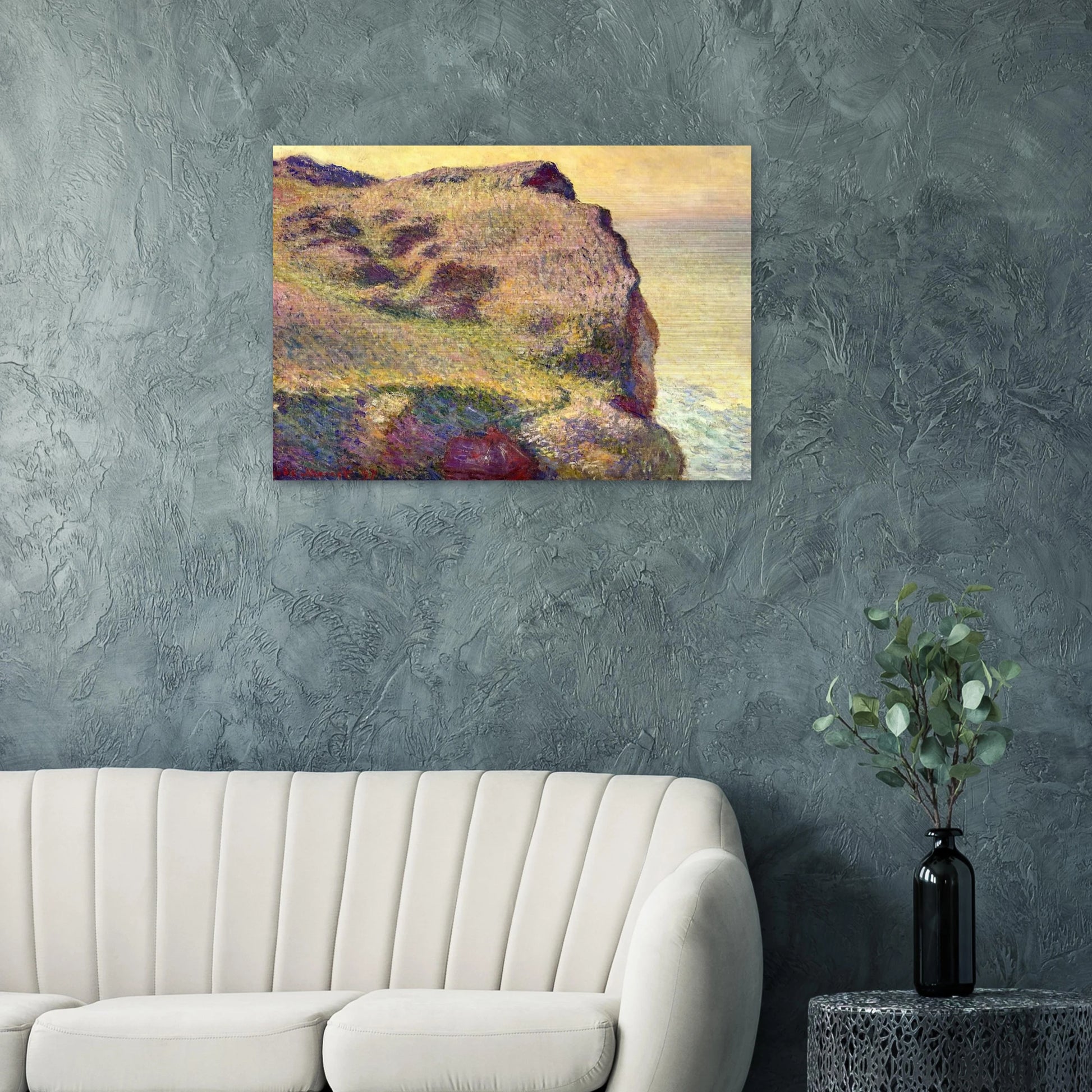 The Pointe du Petit Ailly - claude monet Brushed Aluminum Print - 70x100 cm / 28x40 inches | claude monet Aluminum Print | claude monet Prints