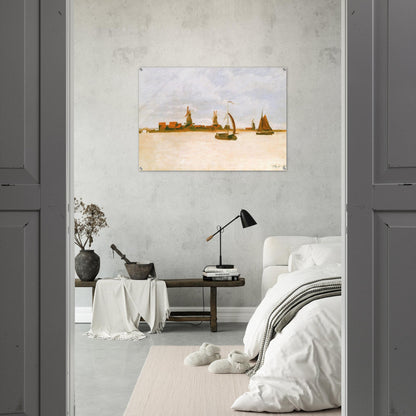 The Voorzaan - claude monet Acrylic Print - 70x100 cm / 28x40″ inches | claude monet Wall Art | claude monet Prints