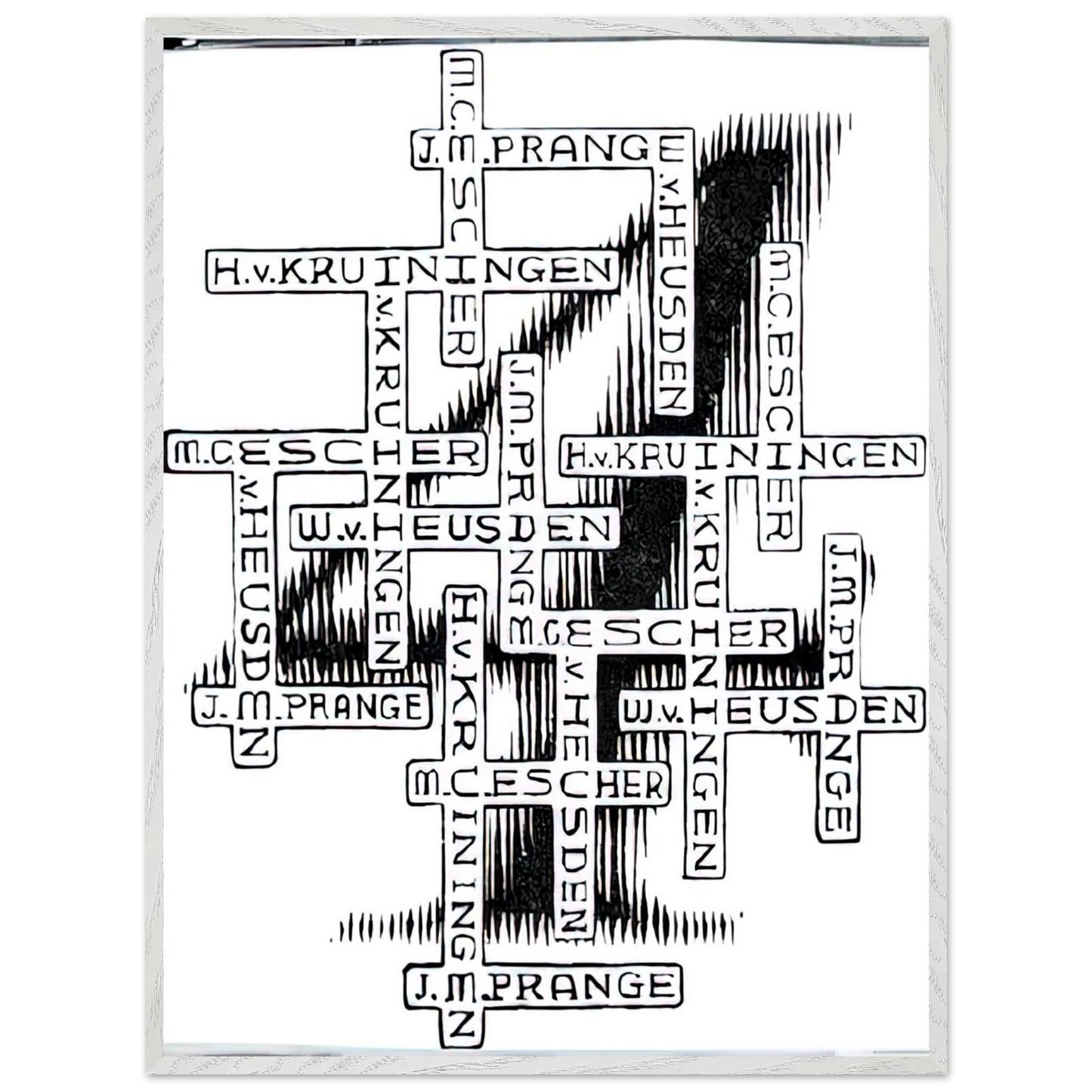 MC Escher - ESCHER (29) Wall Art - 30x40 cm / 12x16 inches - Fine Art Poster-canvas - -