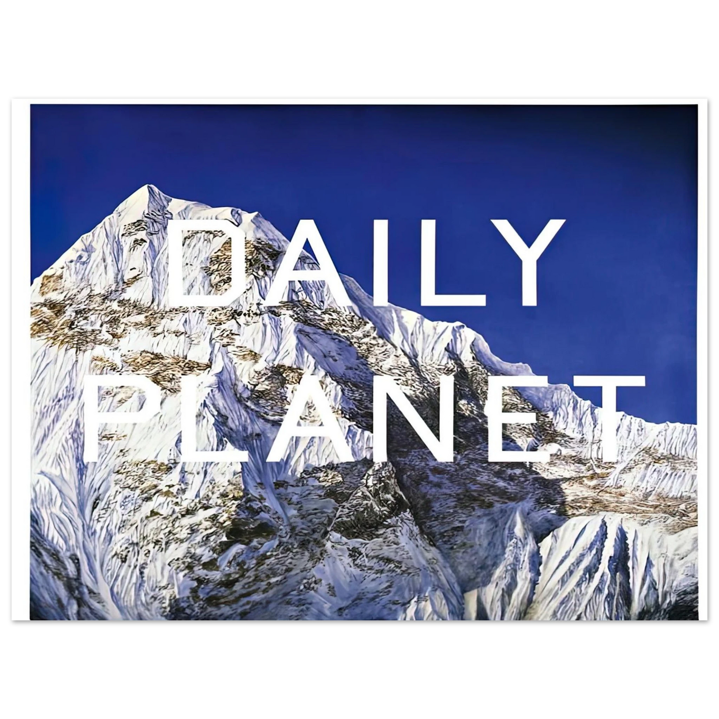 Edward Ruscha - DAILY PLANET 2003  75x100 cm / 30x40inches Fine Art Poster