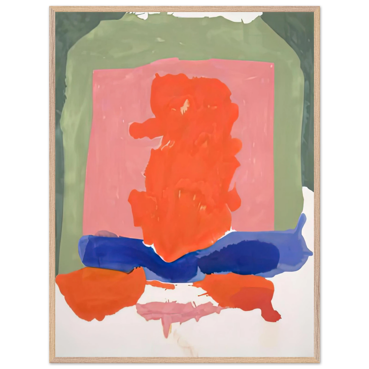 Helen Frankenthaler - Small's Paradise, 1964- Wall Art - 30x40 cm / 12x16 inches - Premium Wooden Framed Poster With Fine Art Paper-canvas - Wood frame