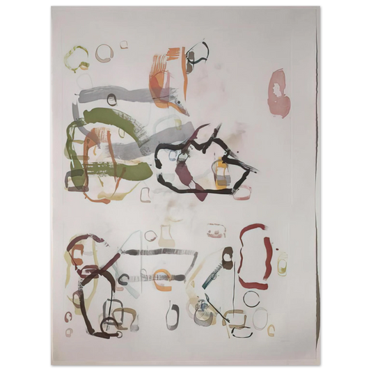 John Cage - 75 Stones - 1989  75x100 cm / 30x40inches Fine Art Poster