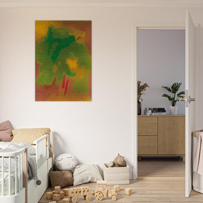 VISION 1991 - Esteban Vicente Brushed Aluminum Print - 70x100 cm / 28x40 inches | Esteban Vicente Aluminum Print | Esteban Vicente Prints