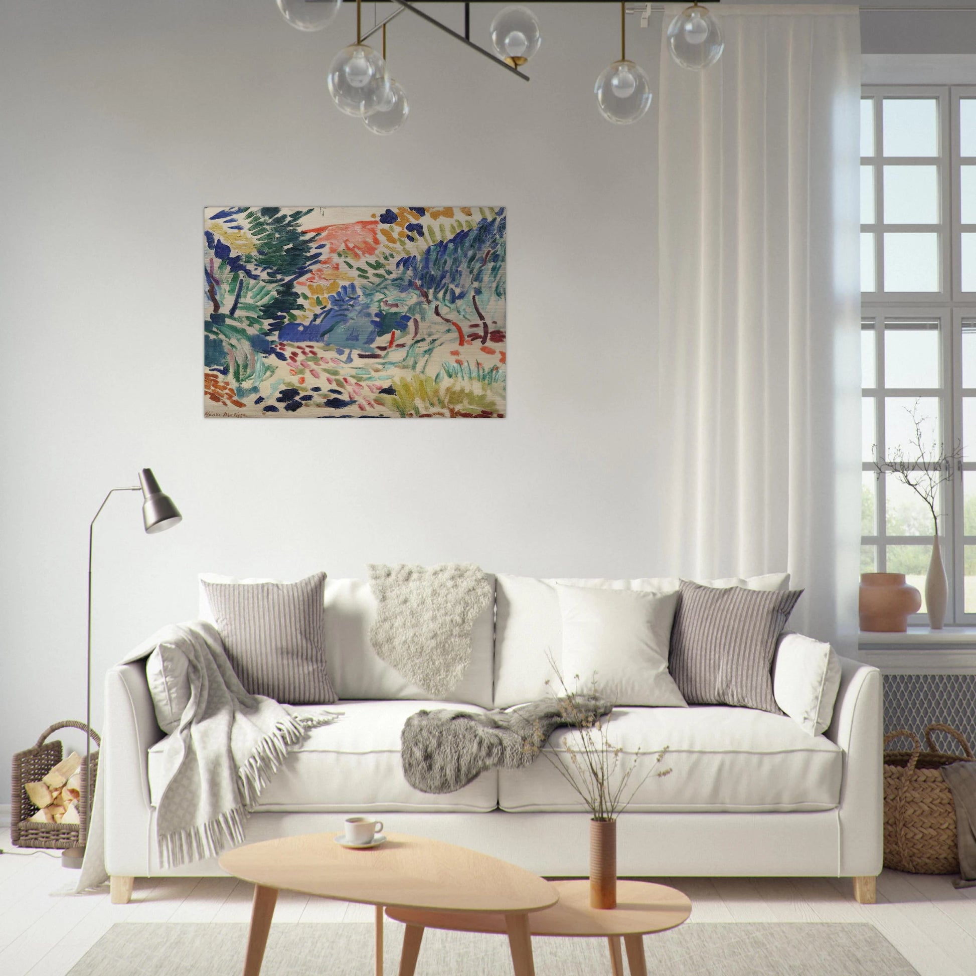 LANDSCAPE AT COLLIOURE 1905 - Henri Matisse Brushed Aluminum Print - 70x100 cm / 28x40 inches | Henri Matisse Aluminum Print | Henri Matisse Prints