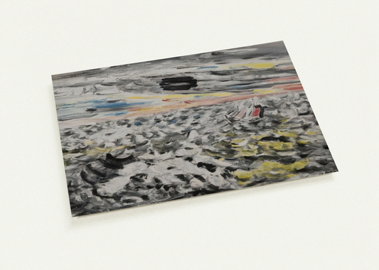 Movement in Greys and Yellows - 1946 By John Marin Pack of 10 Post Cards | John Marin Post Cards | A6 (10.5 x 14.8 cm) - 4.1 x 5.8 inches