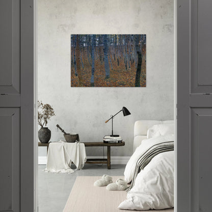BEECH GROVE I - Gustav Klimt Brushed Aluminum Print - 70x100 cm / 28x40 inches | Gustav Klimt Aluminum Print | Gustav Klimt Prints