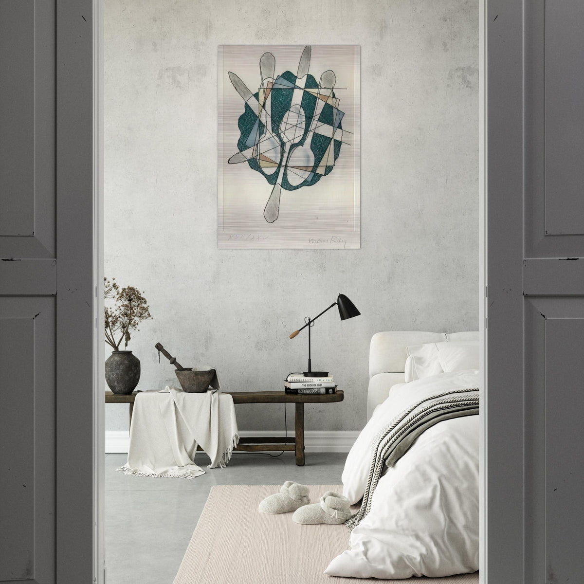 ELECTRO MAGIE - Man Ray Brushed Aluminum Print - 70x100 cm / 28x40 inches | Man Ray Aluminum Print | Man Ray Prints