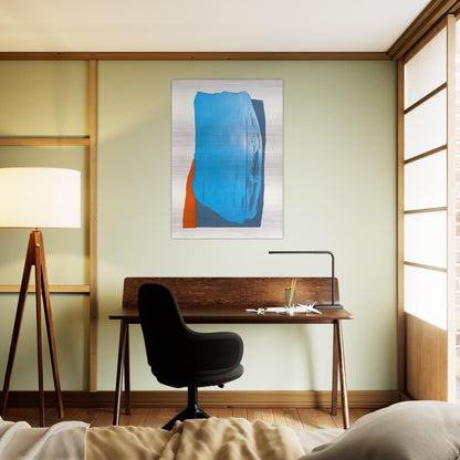 Moro II - 1981 - Larry Zox Brushed Aluminum Print - 70x100 cm / 28x40 inches | Larry Zox Aluminum Print | Larry Zox Prints