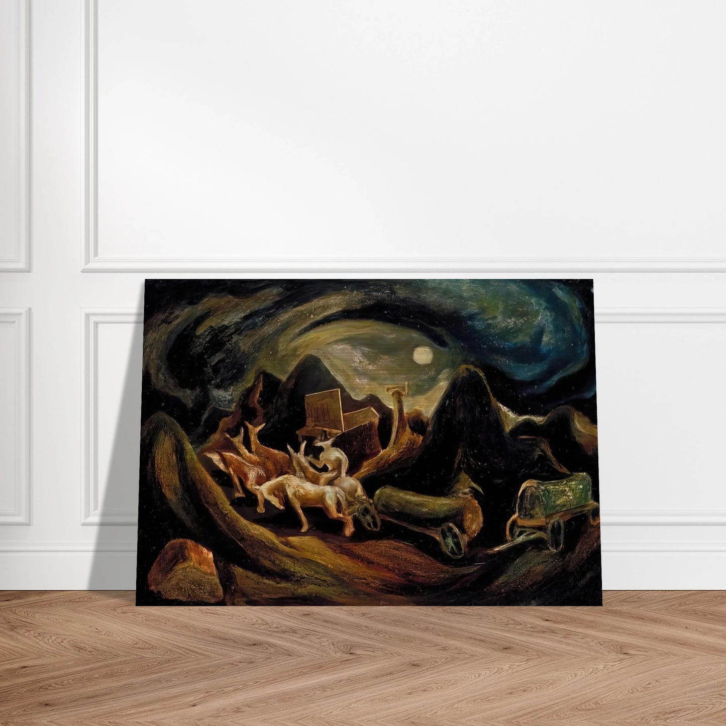 GOING WEST 1935 1 - Jackson Pollock Brushed Aluminum Print - 70x100 cm / 28x40 inches | Jackson Pollock Aluminum Print | Jackson Pollock Prints