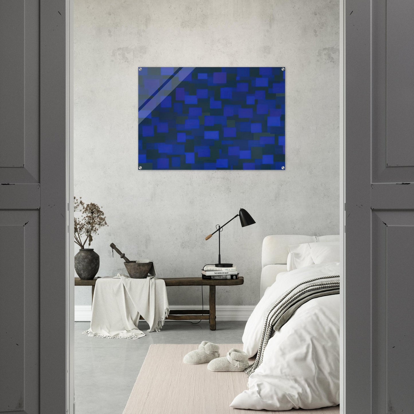 Number 88 Blue - 1950 - Ad Reinhardt Acrylic Print - 70x100 cm / 28x40″ inches