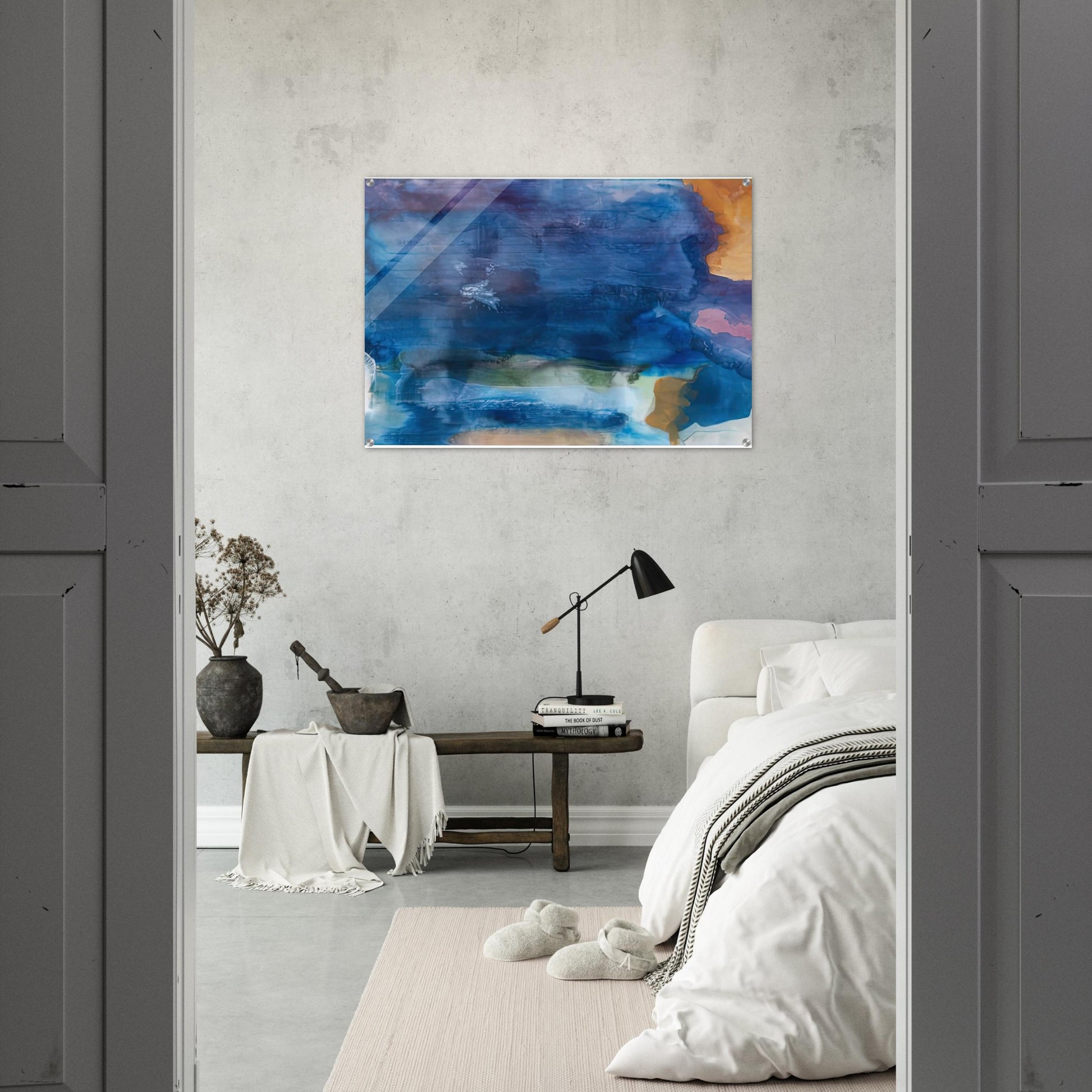 Riverhead, 1963-64- - Helen Frankenthaler Acrylic Print - 70x100 cm / 28x40″ inches