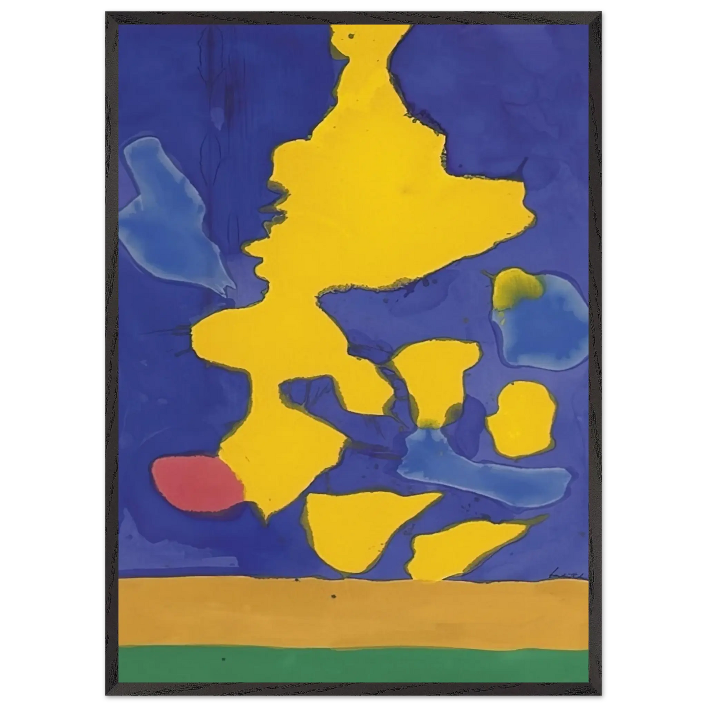 Helen Frankenthaler - Saturn Revisited - 1964 Wall art - 15x20 cm / 6x8 Inches - Fine Art Poster - -