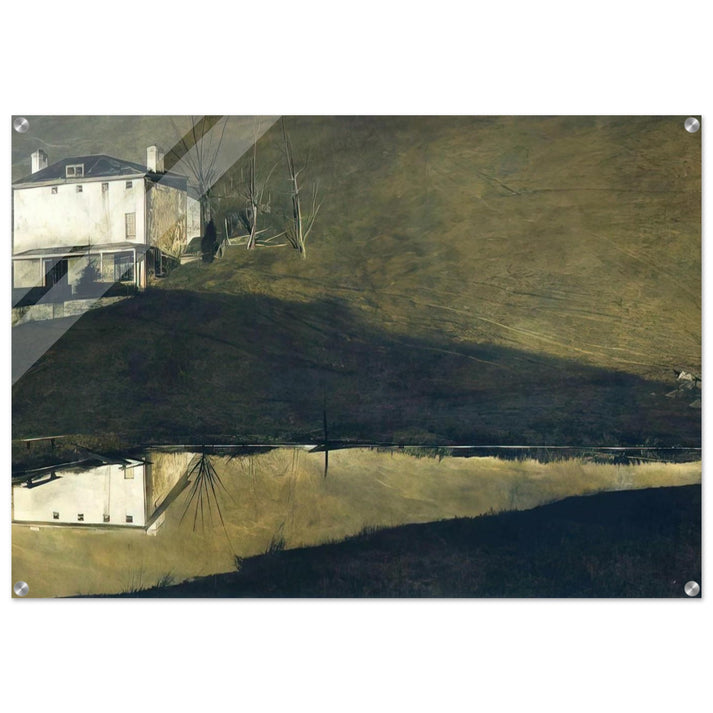 BROWN SWISS - Andrew Wyeth Acrylic Print - 70x100 cm / 28x40″ inches