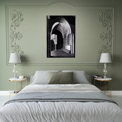 PORTA MARIA DELL OSPIDALE - MC Escher Brushed Aluminum Print - 70x100 cm / 28x40 inches | MC Escher Aluminum Print | MC Escher Prints