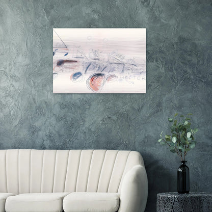 Fifty Days at Iliam. Ilians in Battle - Cy Twombly Brushed Aluminum Print - 70x100 cm / 28x40 inches | Cy Twombly Aluminum Print | Cy Twombly Prints