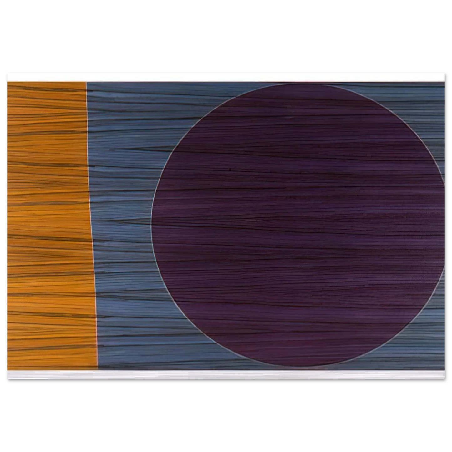 Rhinoceros 3 - Sam Gilliam Brushed Aluminum Print - 70x100 cm / 28x40 inches | Sam Gilliam Aluminum Print | Sam Gilliam Prints