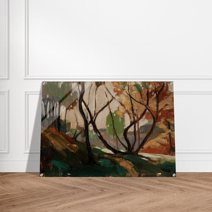 SKETCH FOR OPULENT OCTOBER 1915 - Tom Thomson Acrylic Print - 70x100 cm / 28x40″ inches | Tom Thomson Wall Art | Tom Thomson Prints