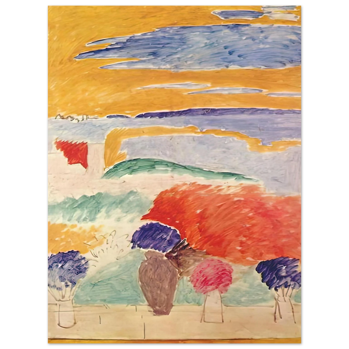 Henri Matisse - OPEN WINDOW AT TANGIER 1913  75x100 cm / 30x40inches Fine Art Poster