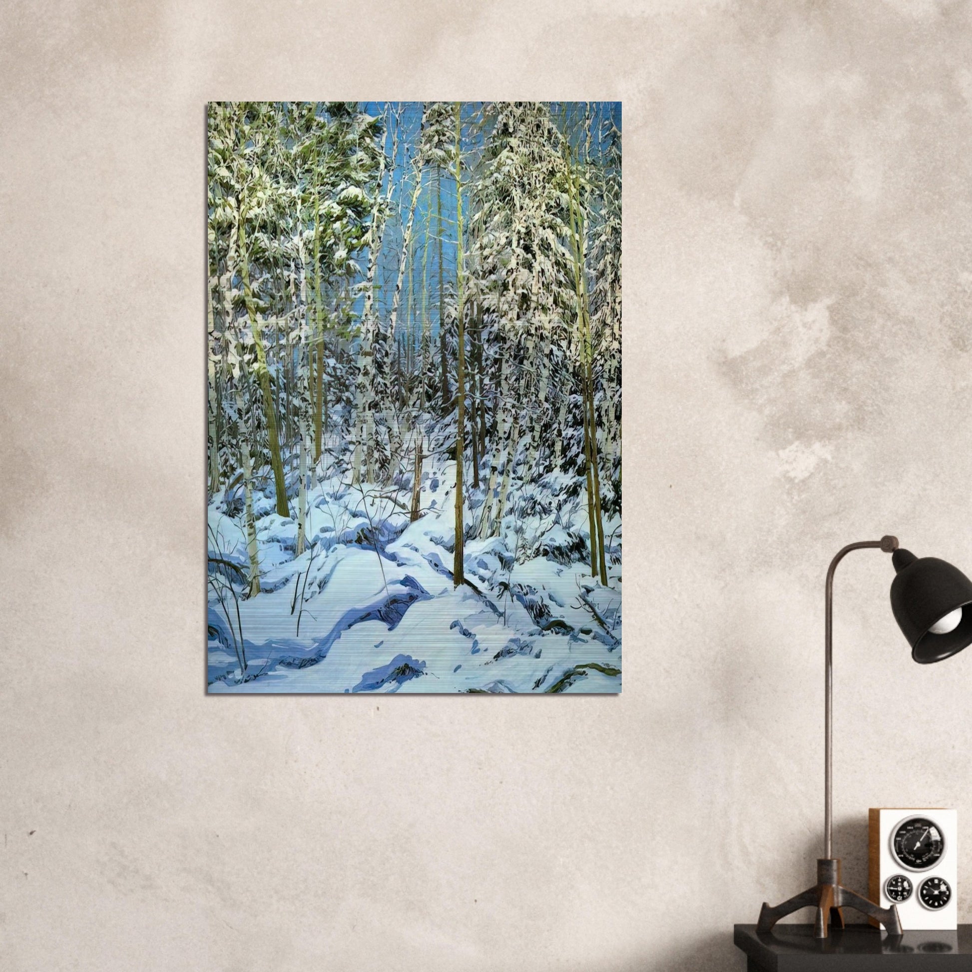 Shadow - Contemporary Realism - Neil Welliver Brushed Aluminum Print - 70x100 cm / 28x40 inches | Neil Welliver Aluminum Print | Neil Welliver Prints