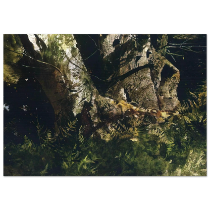 VIRGIN BIRCH 1982 - Andrew Wyeth Brushed Aluminum Print - 70x100 cm / 28x40 inches | Andrew Wyeth Aluminum Print | Andrew Wyeth Prints