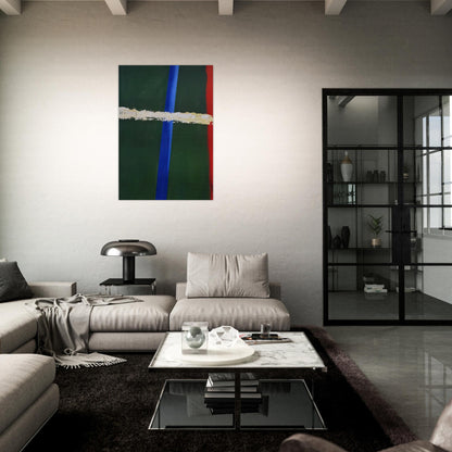 Steek 1 - 2005 - Raoul De Keyser Brushed Aluminum Print - 70x100 cm / 28x40 inches | Raoul De Keyser Aluminum Print | Raoul De Keyser Prints