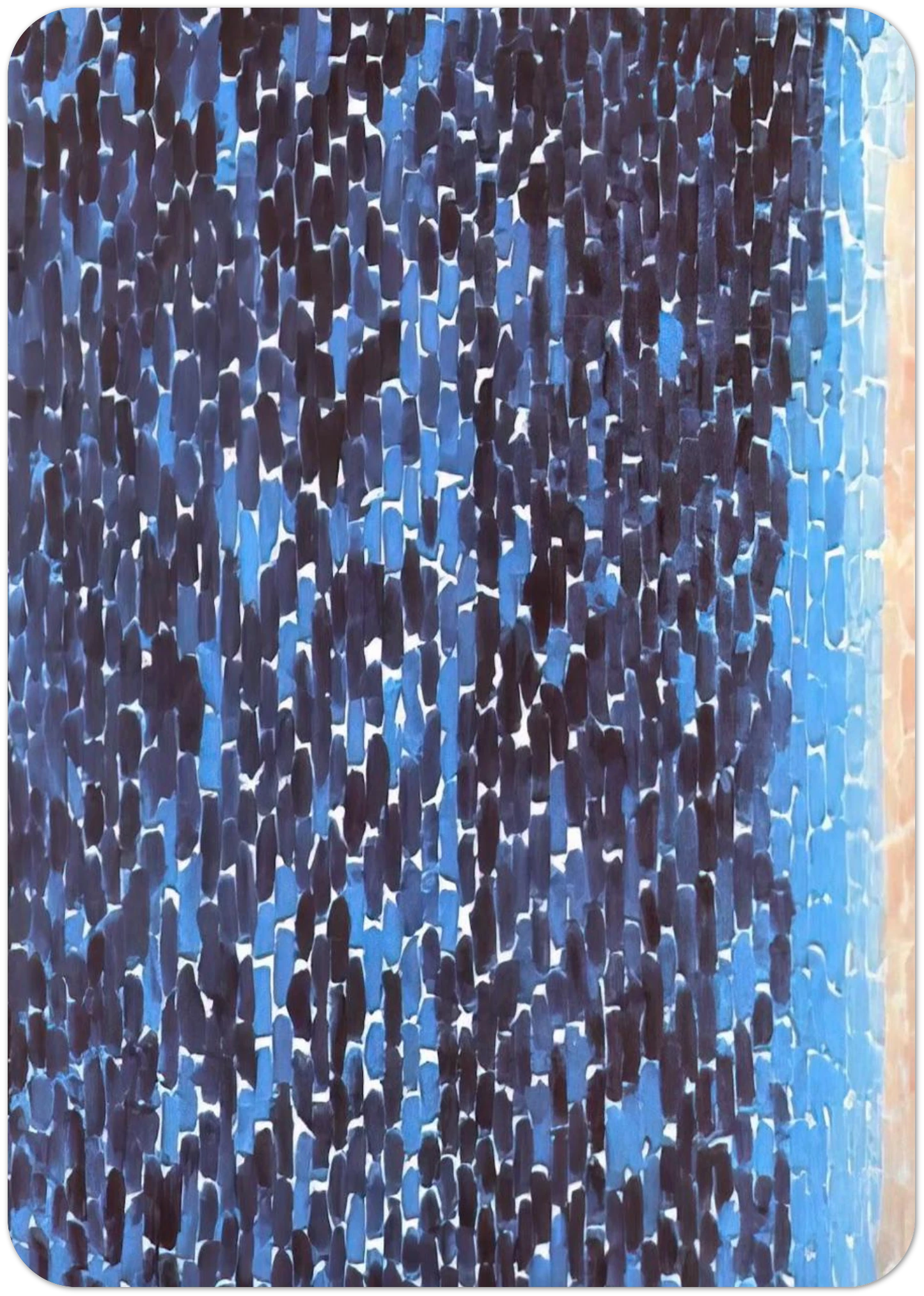 NEW GALAXY 1970 By Alma Woodsey Thomas Pack of 10 Post Cards | Alma Woodsey Thomas Post Cards | A6 (10.5 x 14.8 cm) - 4.1 x 5.8 inches