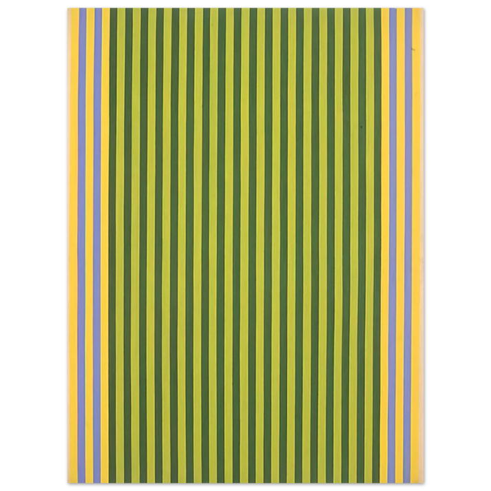 Gene Davis - LimelightSounds of Grass - 1960  75x100 cm / 30x40inches Fine Art Poster