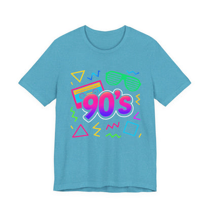 Musique old school des années 90 - ambiance arcade Classique années 90 Rétro Vintage. Années 1990 Les années 90 J'adore les années 90 T-Shirt
