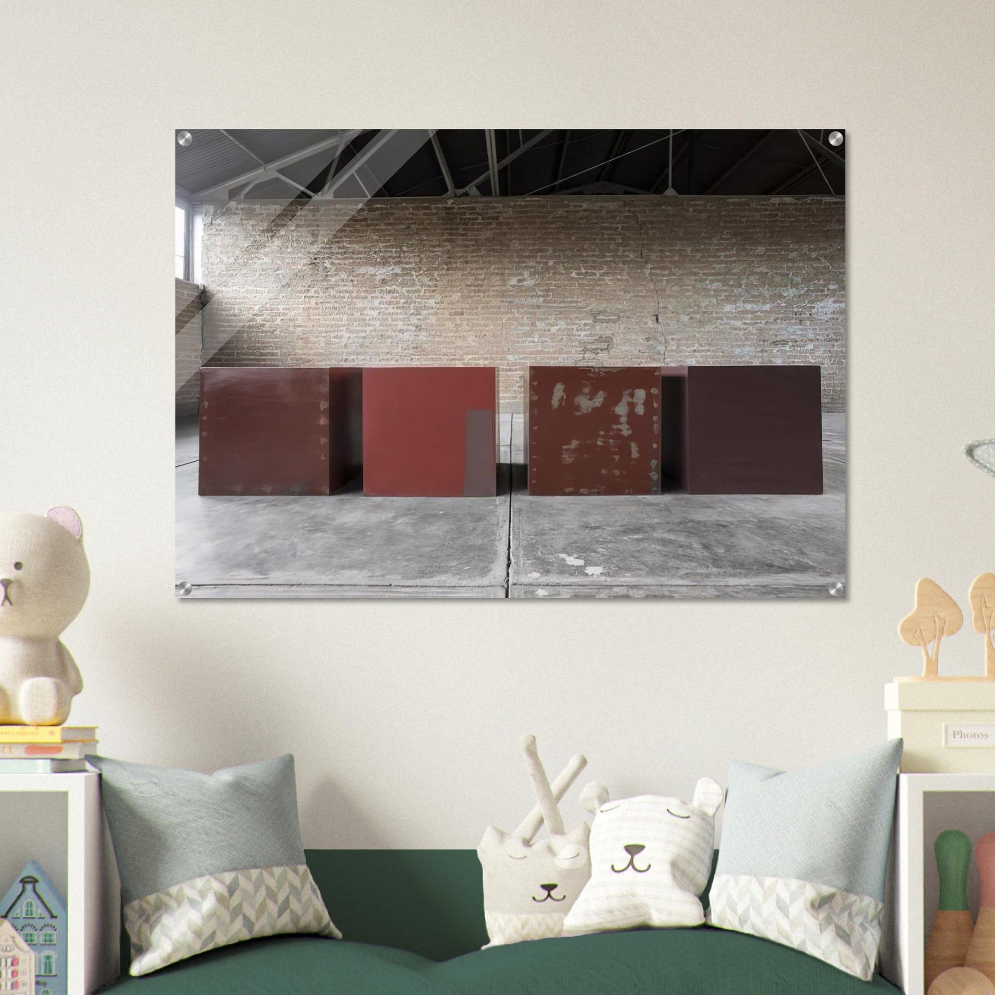 Untitled Repair Tests - 1966 - Donald Judd Acrylic Print - 70x100 cm / 28x40″ inches