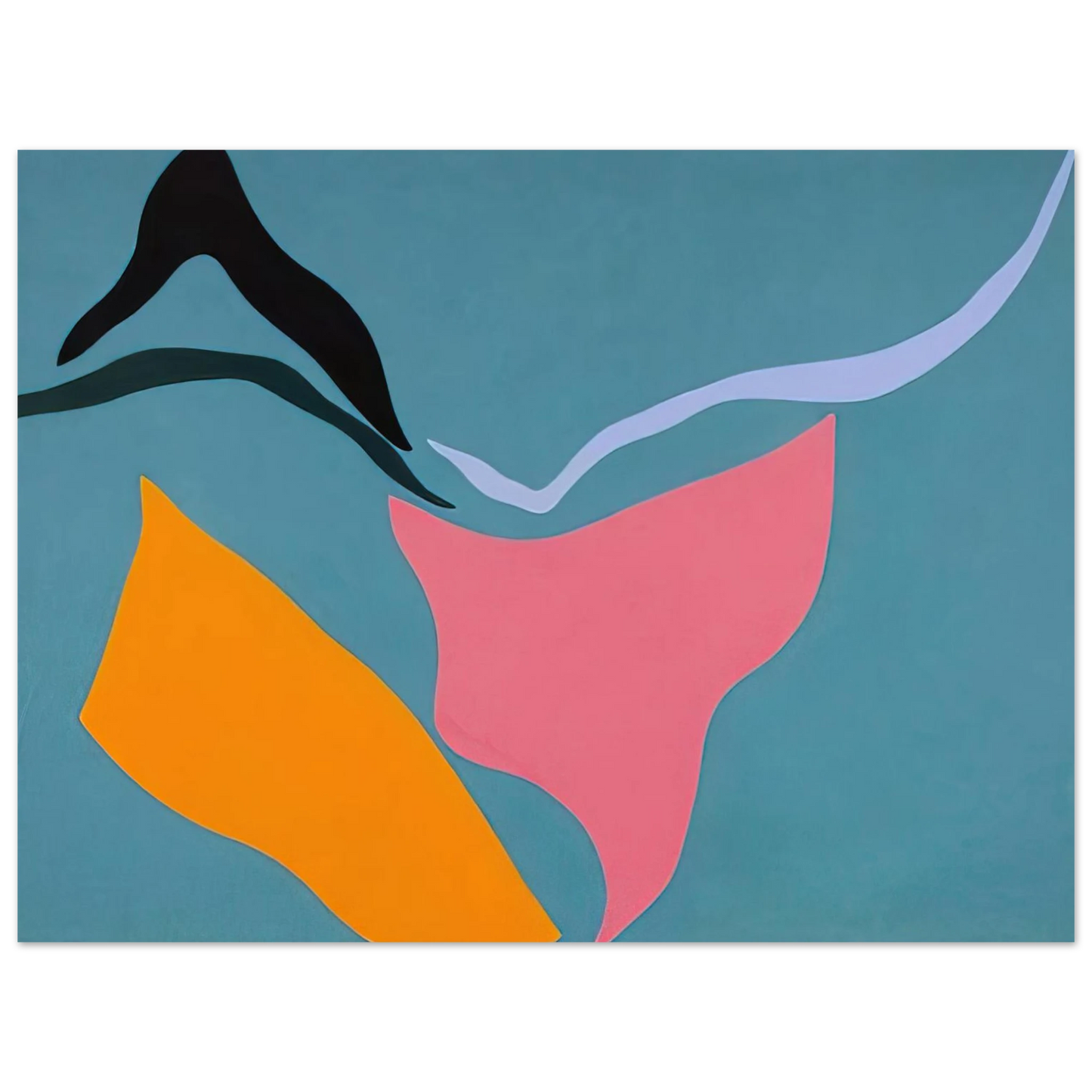 Ray Parker - Untitled - 1971  75x100 cm / 30x40inches Fine Art Poster