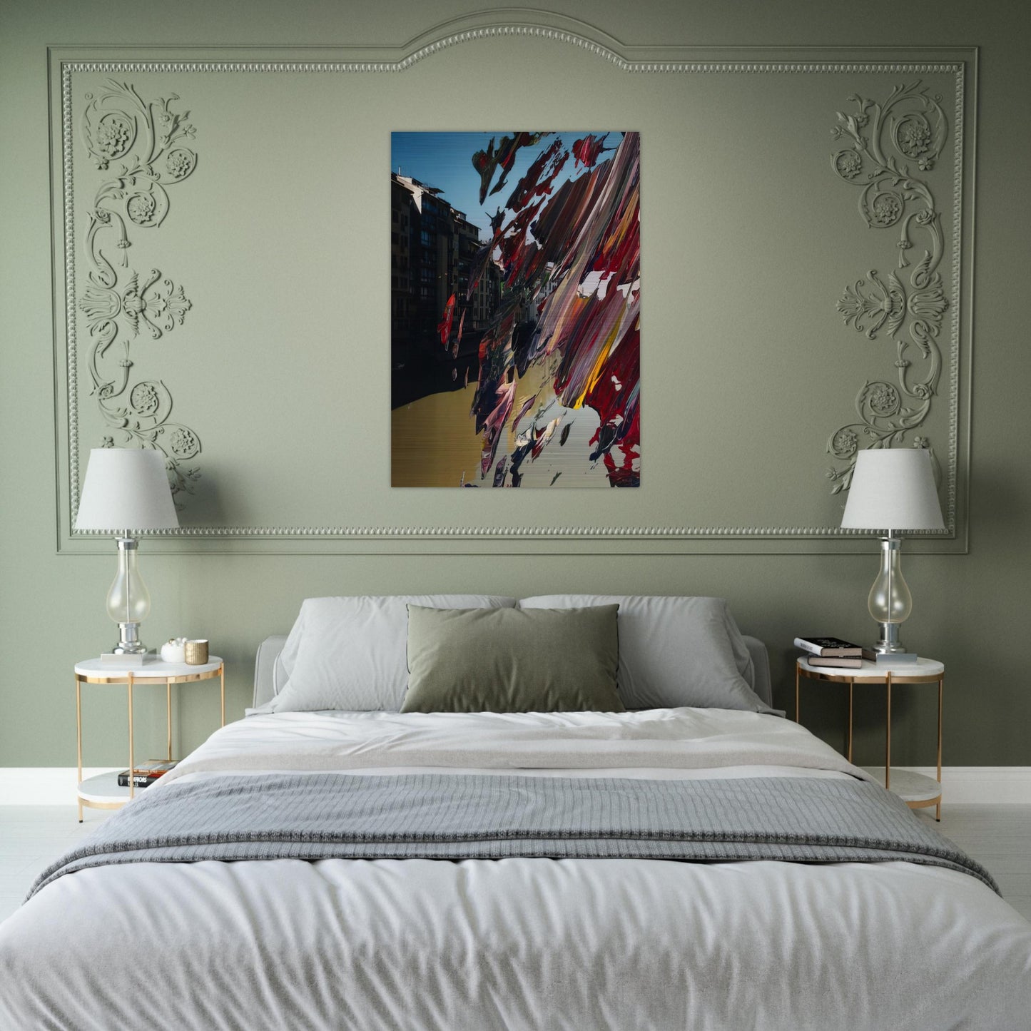 FIRENZE - Gerhard Richter Brushed Aluminum Print - 70x100 cm / 28x40 inches | Gerhard Richter Aluminum Print | Gerhard Richter Prints