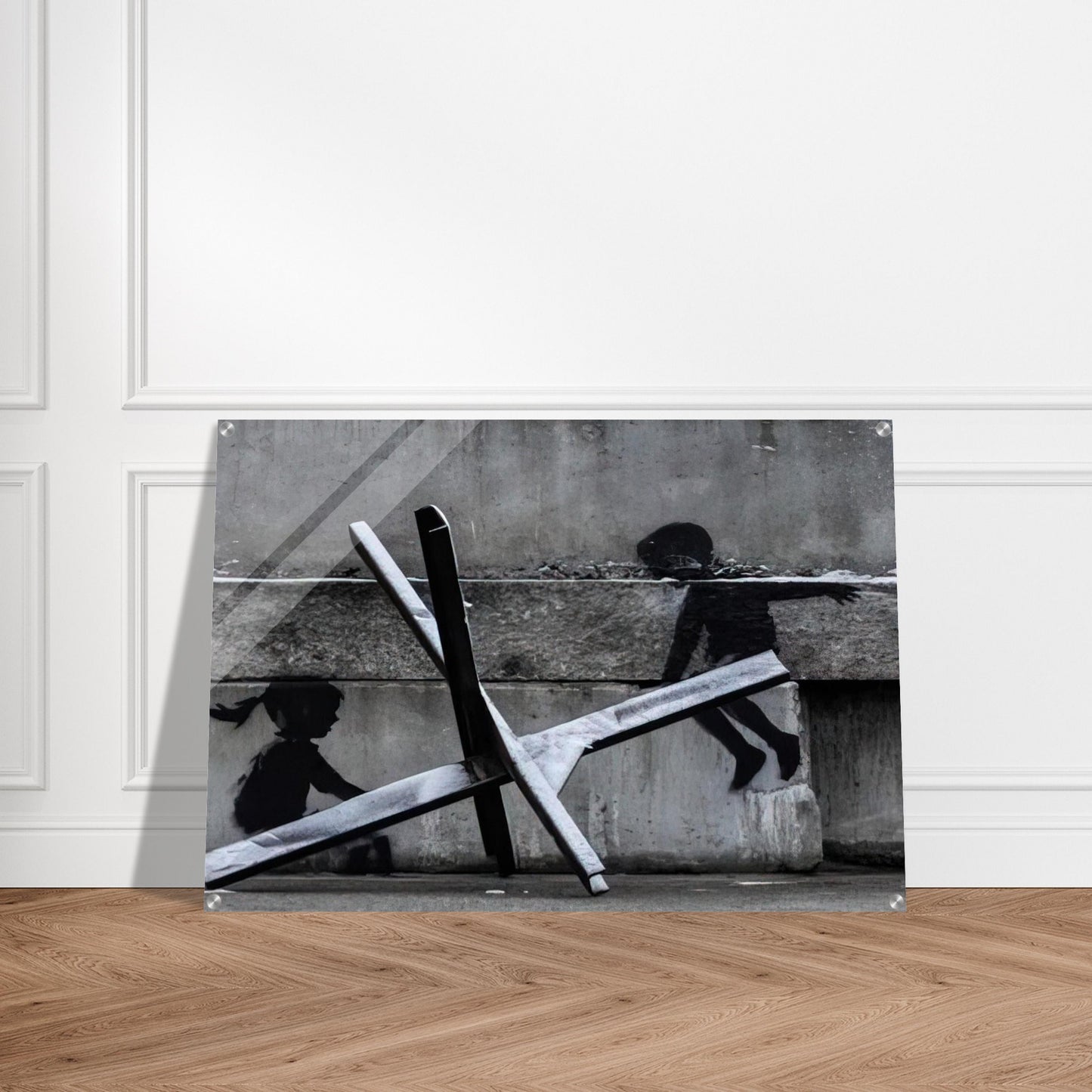 KYIV KHRESHCHYATYK 9 2022 - Banksy Acrylic Print - 70x100 cm / 28x40″ inches
