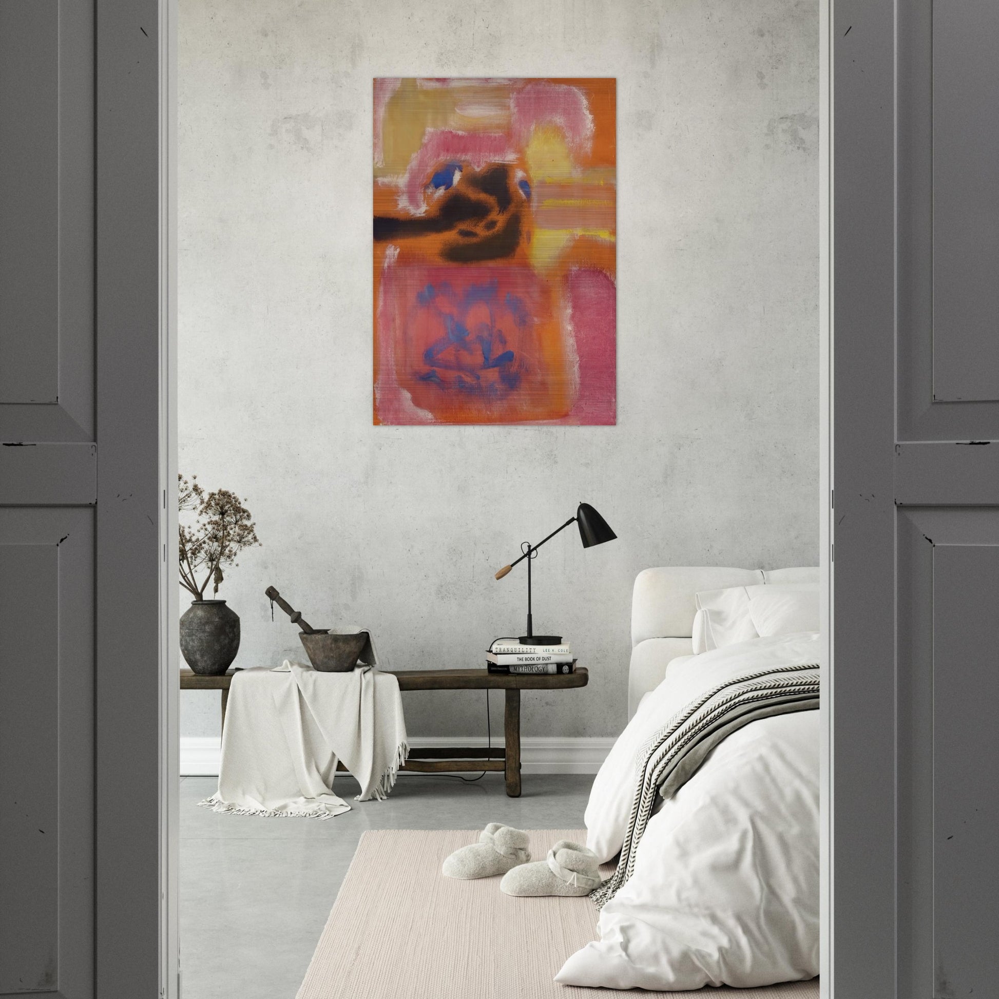 No. 9 - 1947 - Mark Rothko Brushed Aluminum Print - 70x100 cm / 28x40 inches | Mark Rothko Aluminum Print | Mark Rothko Prints