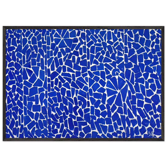 ELYSIAN FIELDS 1973 - Alma Woodsey Thomas 70x100 cm / 28x40 inches Framed Art Print – Black Wooden Frame