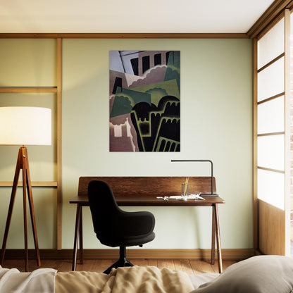 LANDSCAPE - Juan Gris Brushed Aluminum Print - 70x100 cm / 28x40 inches | Juan Gris Aluminum Print | Juan Gris Prints