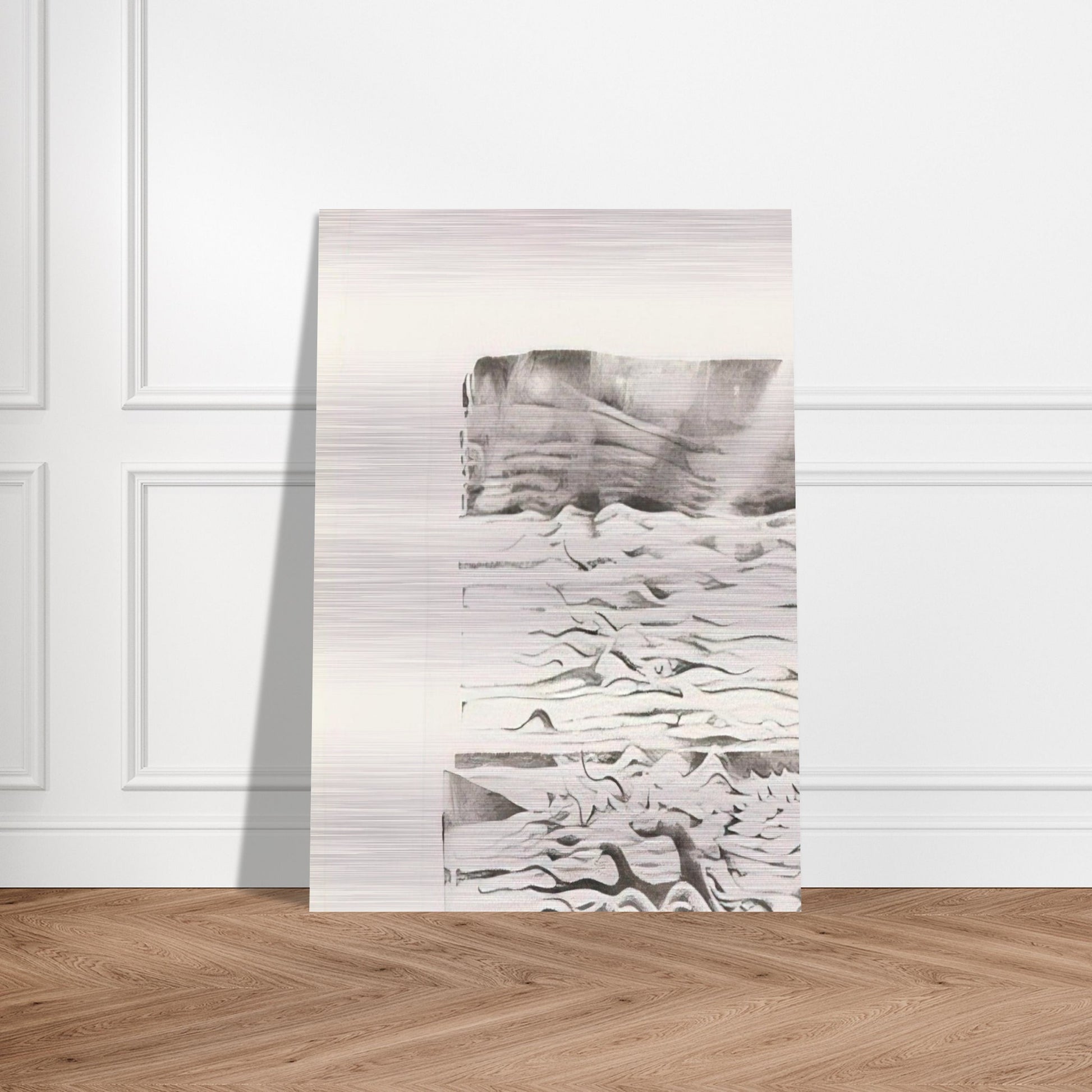 SIXTEENTH STONE 1980 - Lee Bontecou Brushed Aluminum Print - 70x100 cm / 28x40 inches | Lee Bontecou Aluminum Print | Lee Bontecou Prints