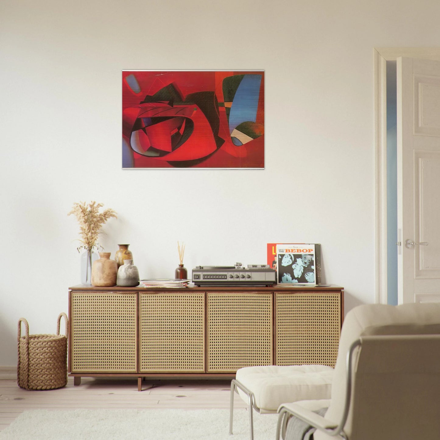 Composition - 1937 - John Ferren Brushed Aluminum Print - 70x100 cm / 28x40 inches | John Ferren Aluminum Print | John Ferren Prints