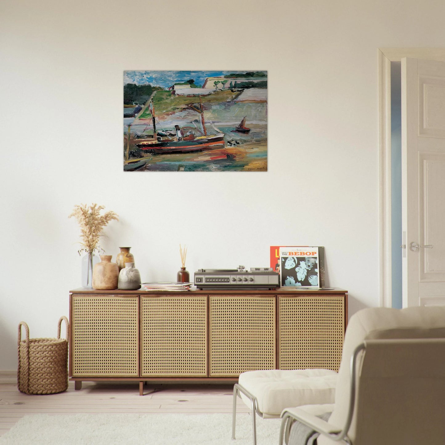 BELLE ILE LE PORT DE PALAIS 1896 - Henri Matisse Brushed Aluminum Print - 70x100 cm / 28x40 inches | Henri Matisse Aluminum Print | Henri Matisse Prints
