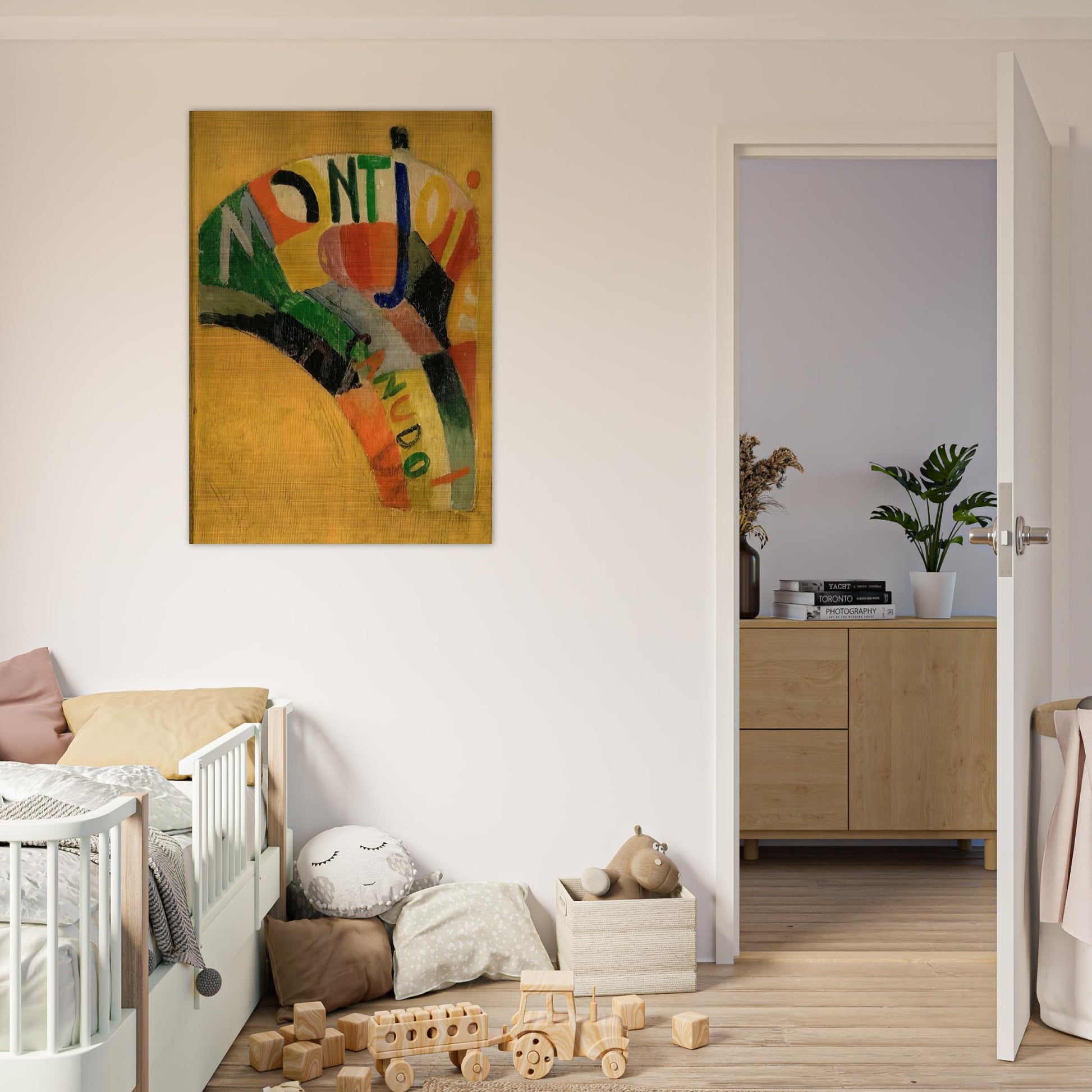 MONTJOIE - Sonia Delaunay Brushed Aluminum Print - 70x100 cm / 28x40 inches | Sonia Delaunay Aluminum Print | Sonia Delaunay Prints
