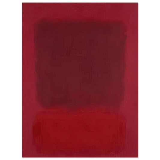 Mark Rothko - Red and Brown - 1957 Wall Art - 21x29.7 cm / 8x12" - Fine Art Poster - -