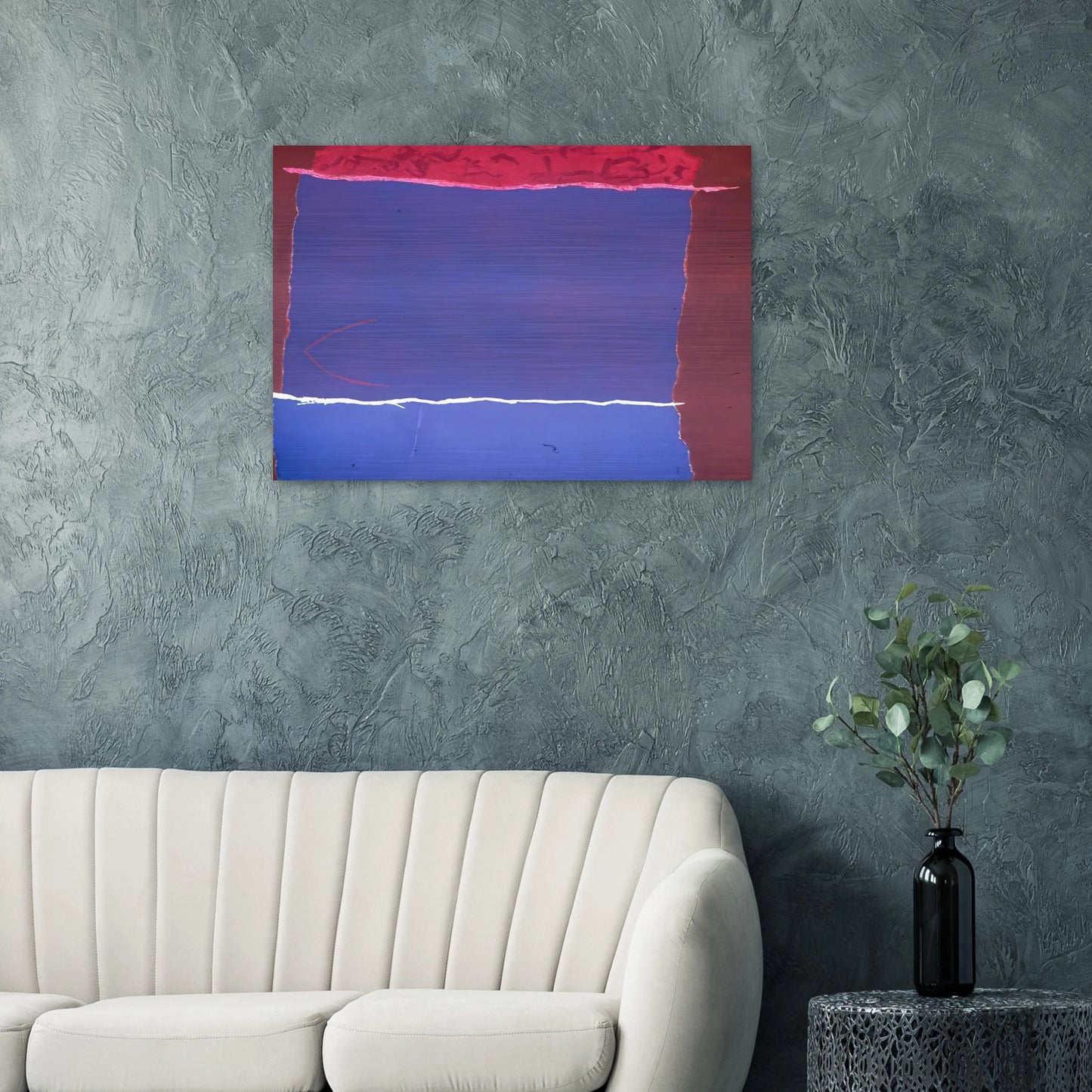 Infinity Field, Lefkada Series - 1980 - Theodoros Stamos Brushed Aluminum Print - 70x100 cm / 28x40 inches | Theodoros Stamos Aluminum Print | Theodoros Stamos Prints