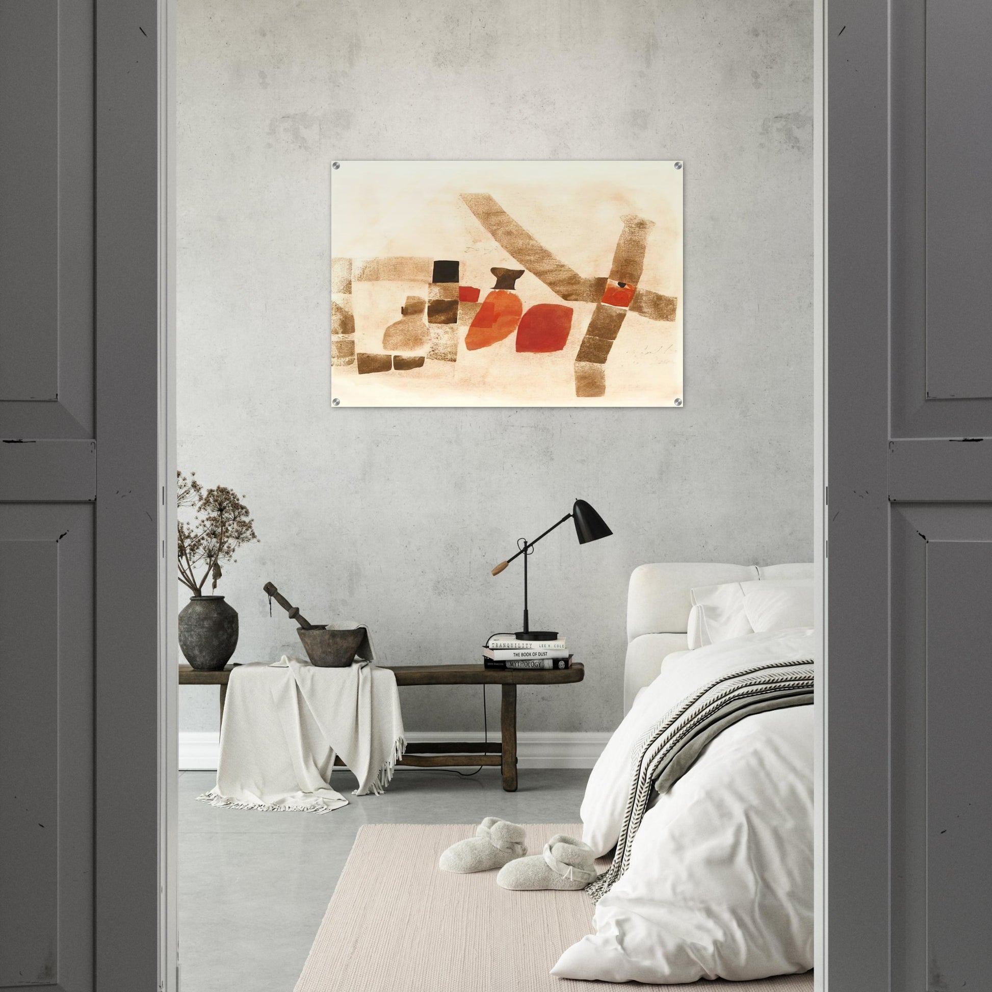 Dongo - 1964 - Julius Bissier Acrylic Print - 70x100 cm / 28x40″ inches