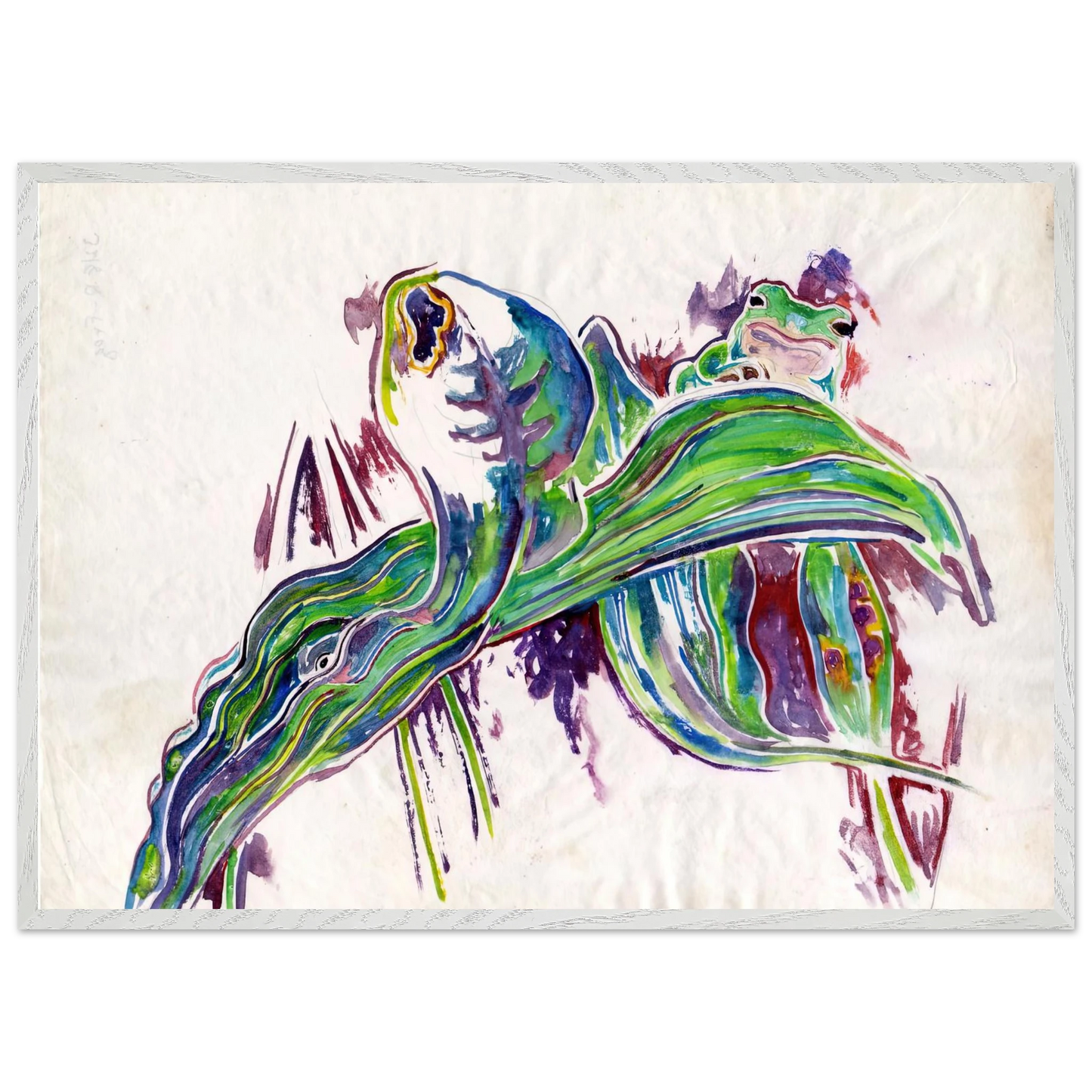 Walter Inglis Anderson - Walter Anderson Wall art - 40x50 cm / 16x20 inches - Premium Wooden Framed Poster With Fine Art Paper-canvas - Wood frame