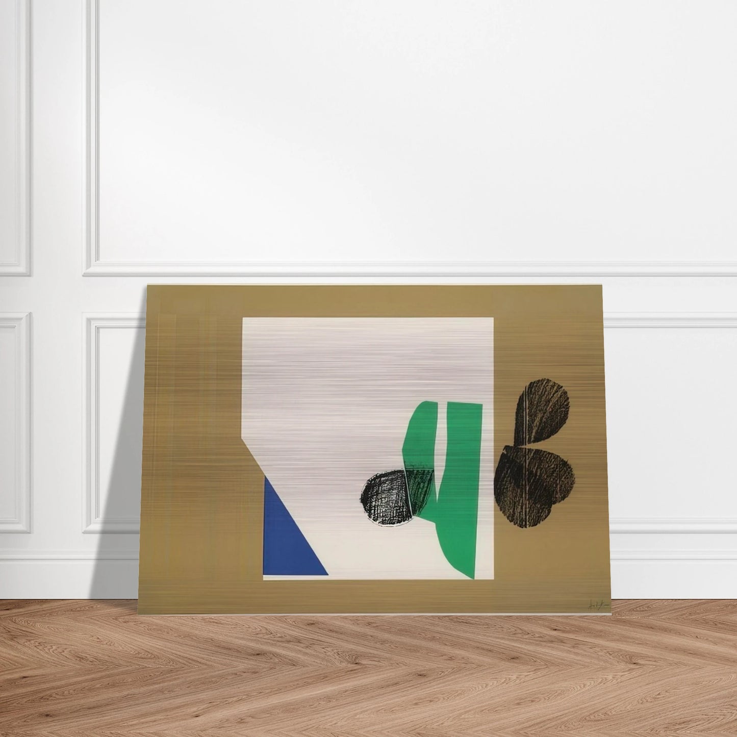 Enter Laughing - 1964 - Howard Hodgkin Brushed Aluminum Print - 70x100 cm / 28x40 inches | Howard Hodgkin Aluminum Print | Howard Hodgkin Prints