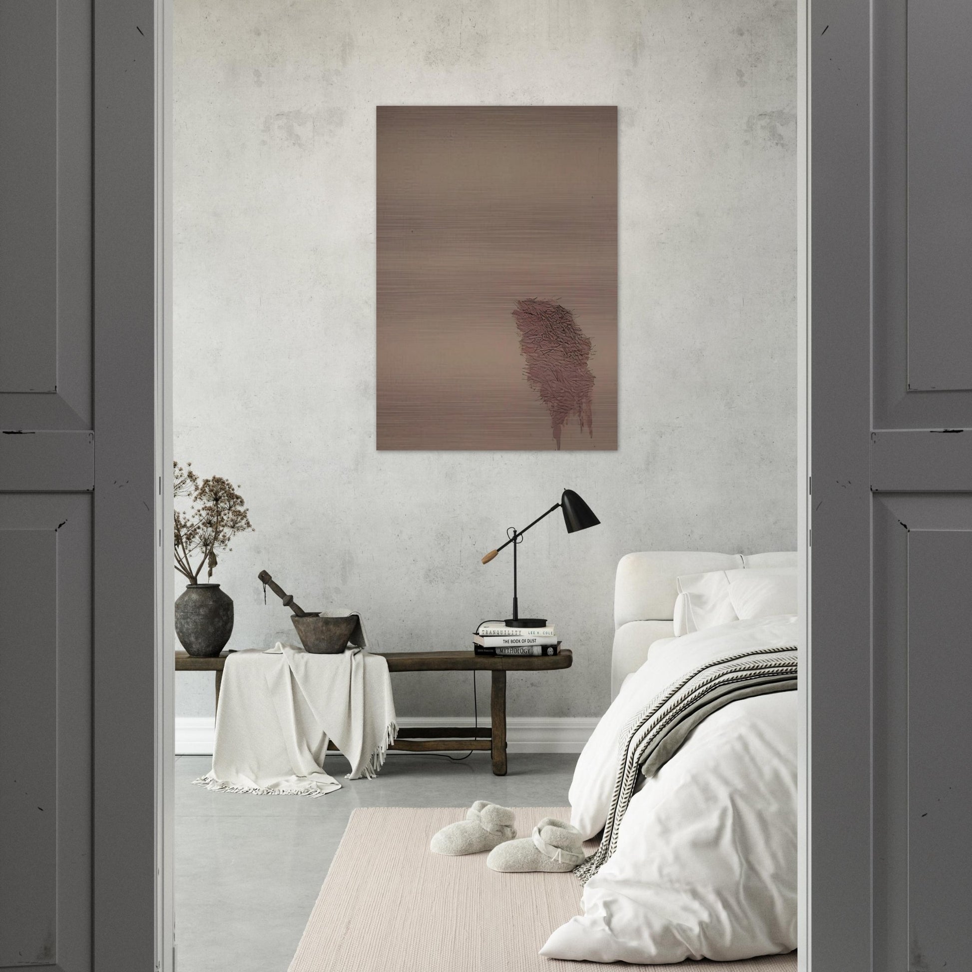 Pink Blend - 1972 - Robert Goodnough Brushed Aluminum Print - 70x100 cm / 28x40 inches | Robert Goodnough Aluminum Print | Robert Goodnough Prints