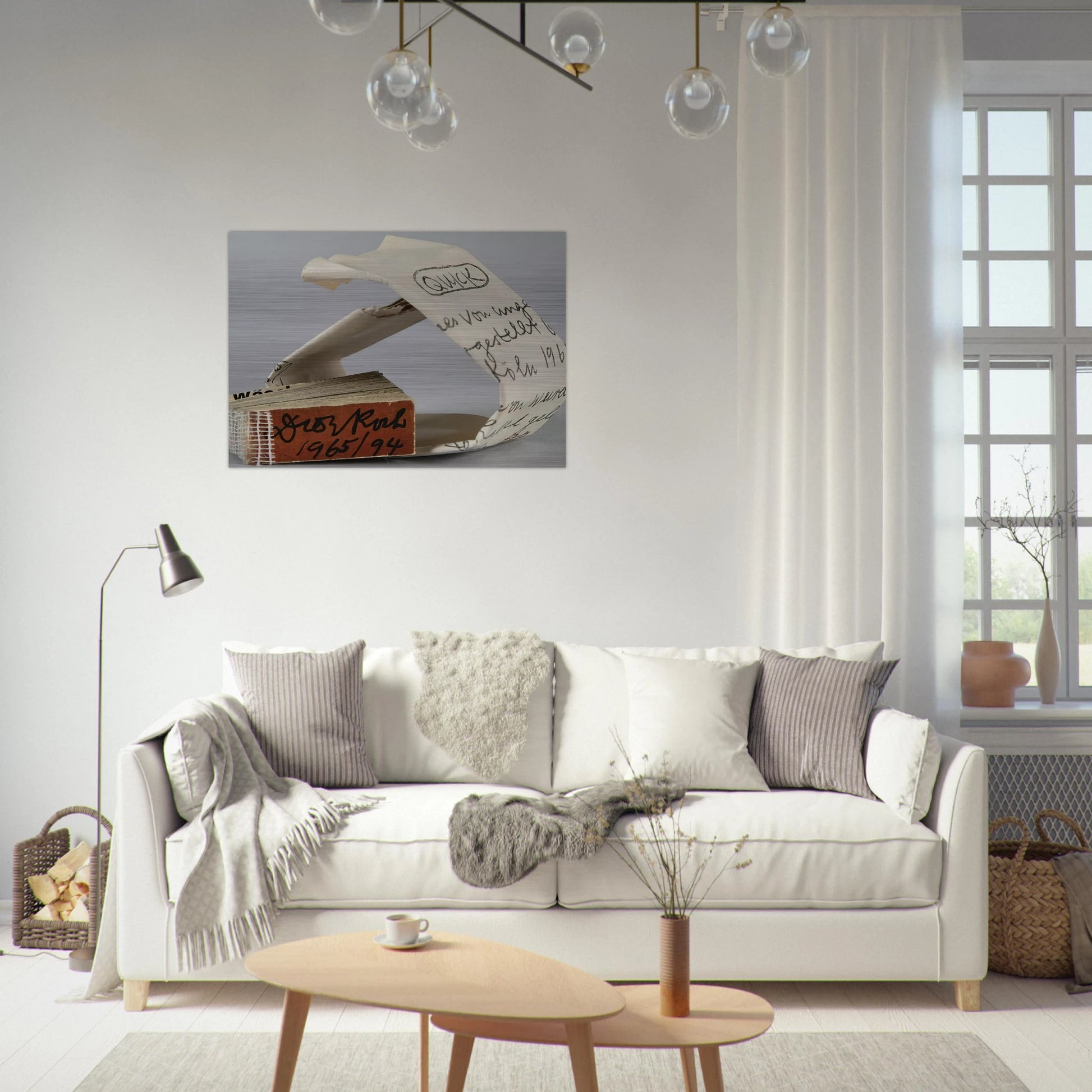 Quick - 1965 - Dieter Roth Brushed Aluminum Print - 70x100 cm / 28x40 inches | Dieter Roth Aluminum Print | Dieter Roth Prints