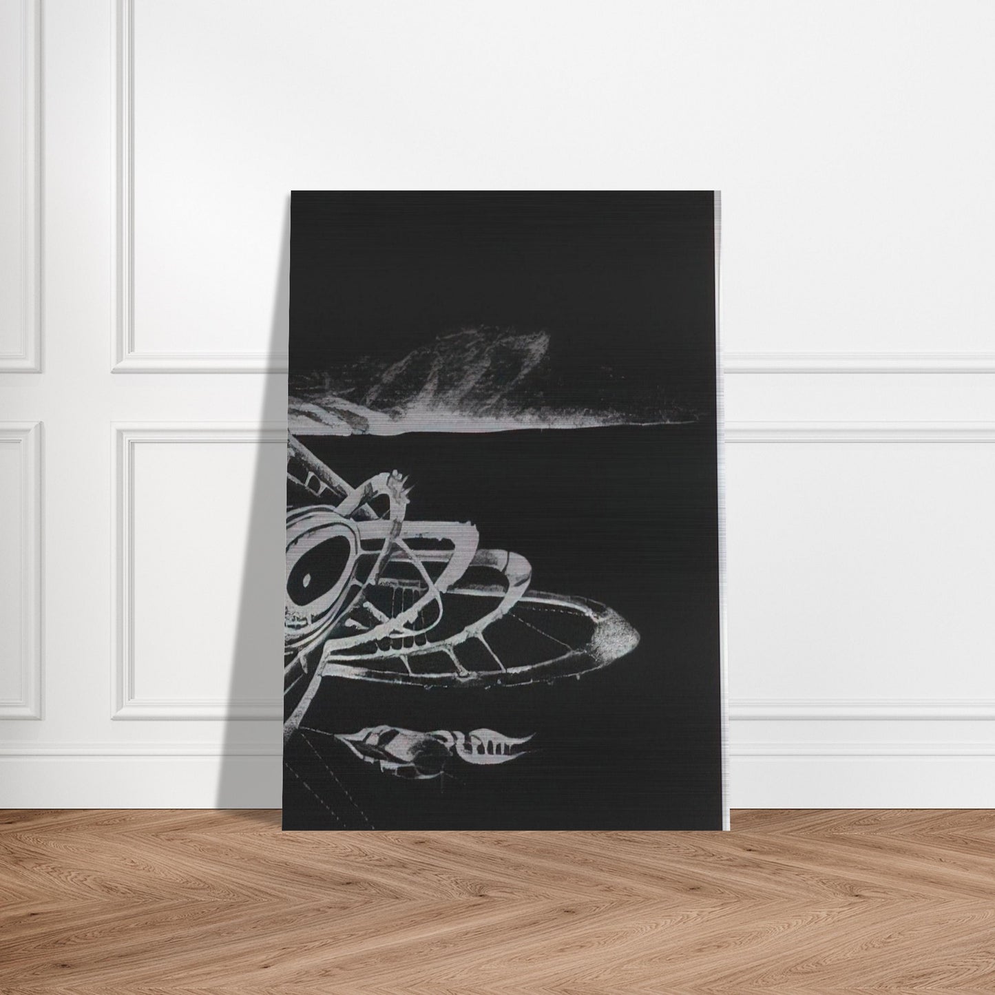 UNTITLED FROM THE NEW YORK COLLECTION FOR STOCKHOLM 1973 - Lee Bontecou Brushed Aluminum Print - 70x100 cm / 28x40 inches | Lee Bontecou Aluminum Print | Lee Bontecou Prints